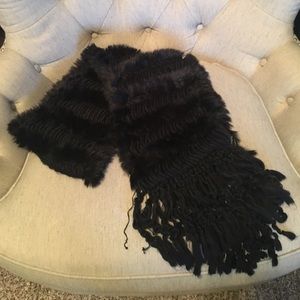 Bebe faux fur scarf